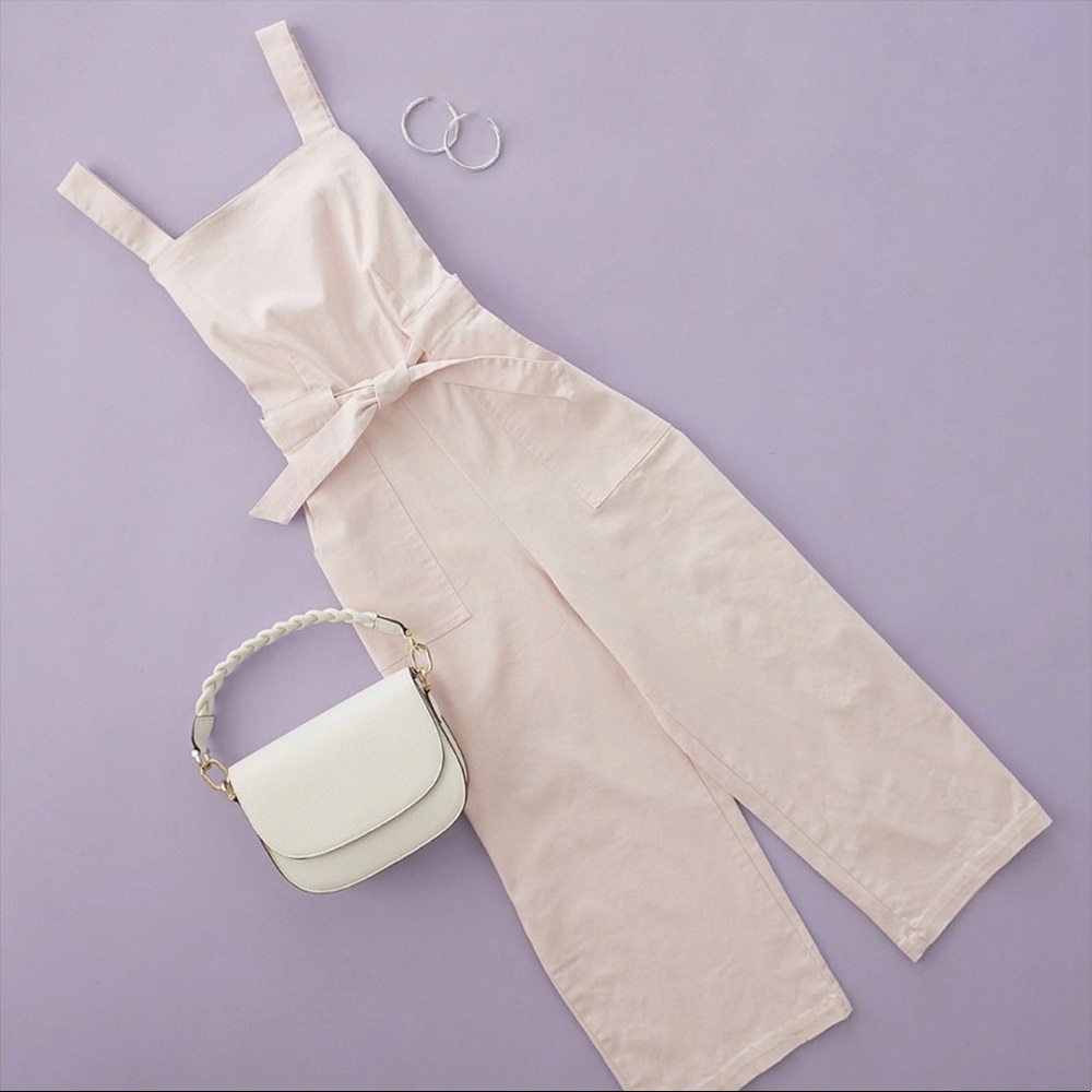 Copper Key Jumpsuit in light pink. This is my favorite jumpsuit.